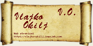 Vlajko Okilj vizit kartica